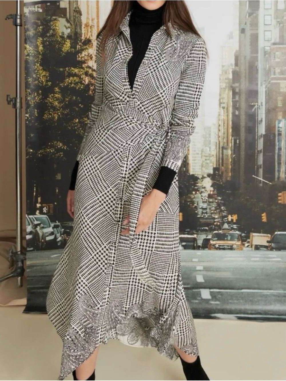 VERONICA BEARD
Ondine Asymmetric Printed Silk-Blend Crepe De Chine Shirt Dress